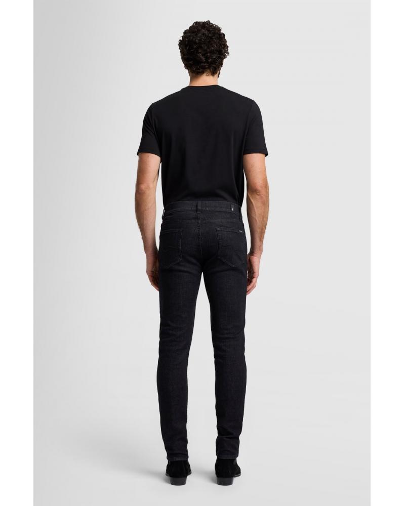 JEAN 7 ALL FOR MANKIND SLIMMY TAPERED JUPITER DENIM NOIR