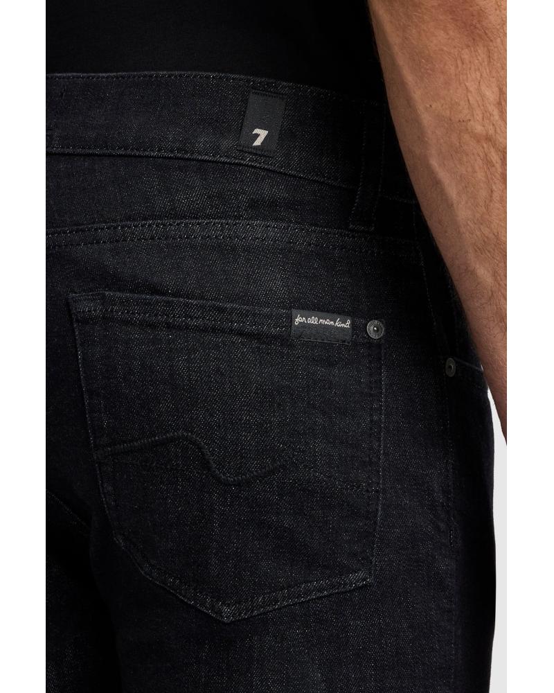 JEAN 7 ALL FOR MANKIND SLIMMY TAPERED JUPITER DENIM NOIR
