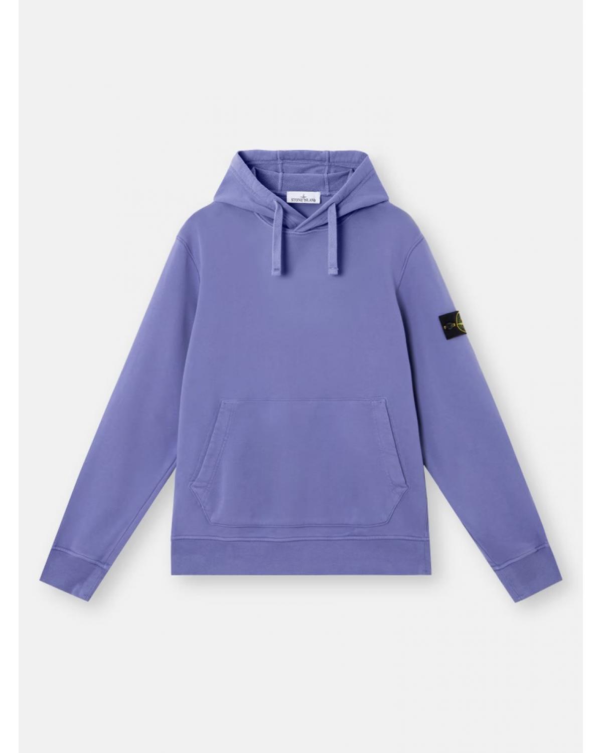 SWEAT HOODIE STONE ISLAND 6100062 0047 LAVANDE