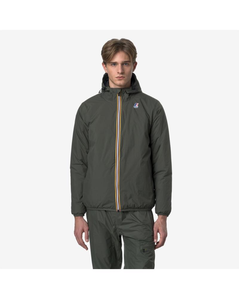 BLOUSON K-WAY LE VRAI 4.0 CLAUDE WARM KAKI GREEN