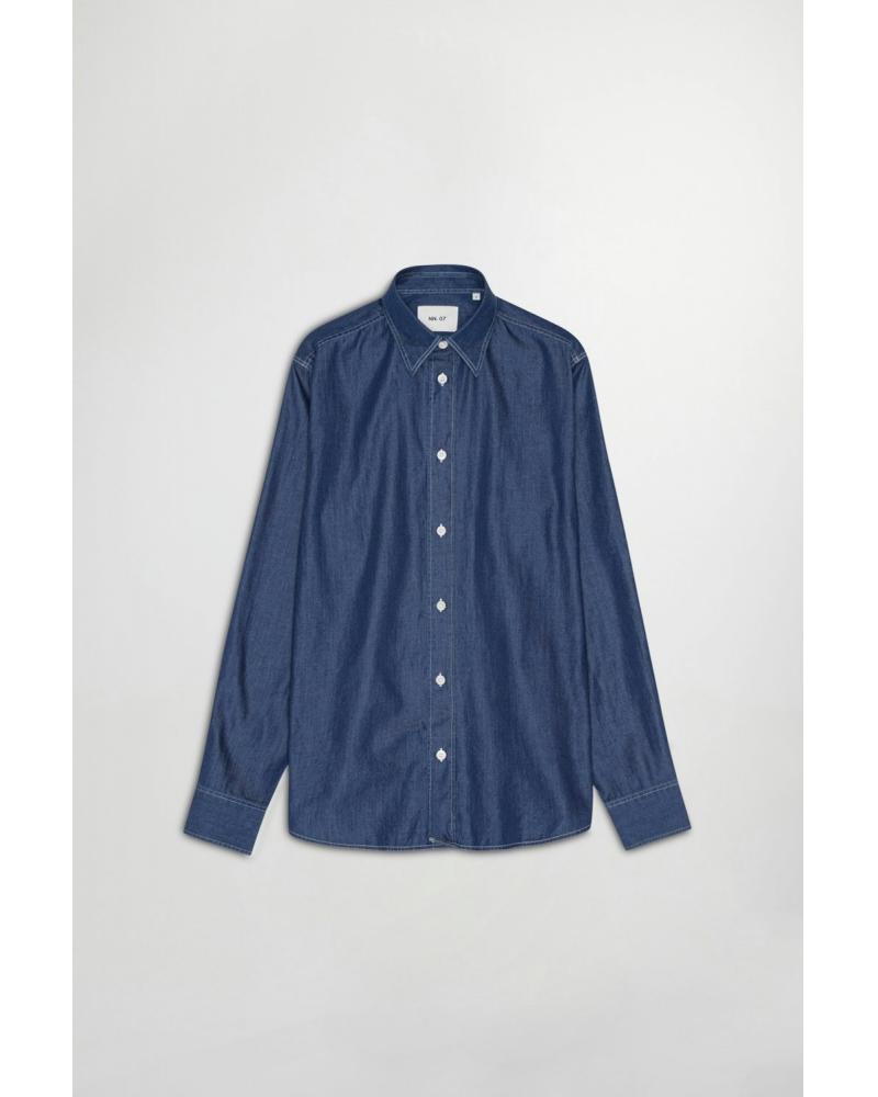  CHEMISE NN07 COLBY DENIM INDIGO