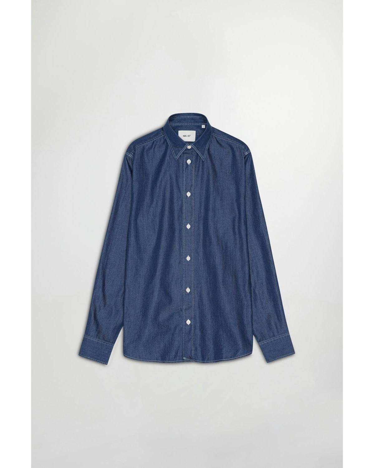  CHEMISE NN07 COLBY DENIM INDIGO
