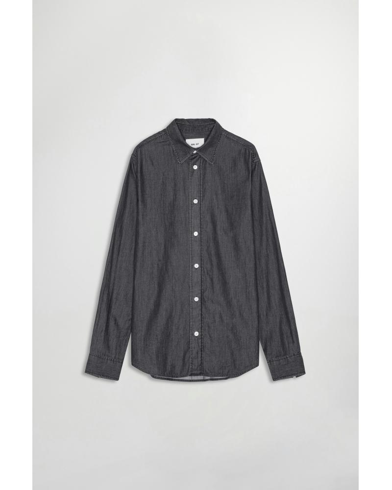  CHEMISE NN07 COLBY DENIM GRIS