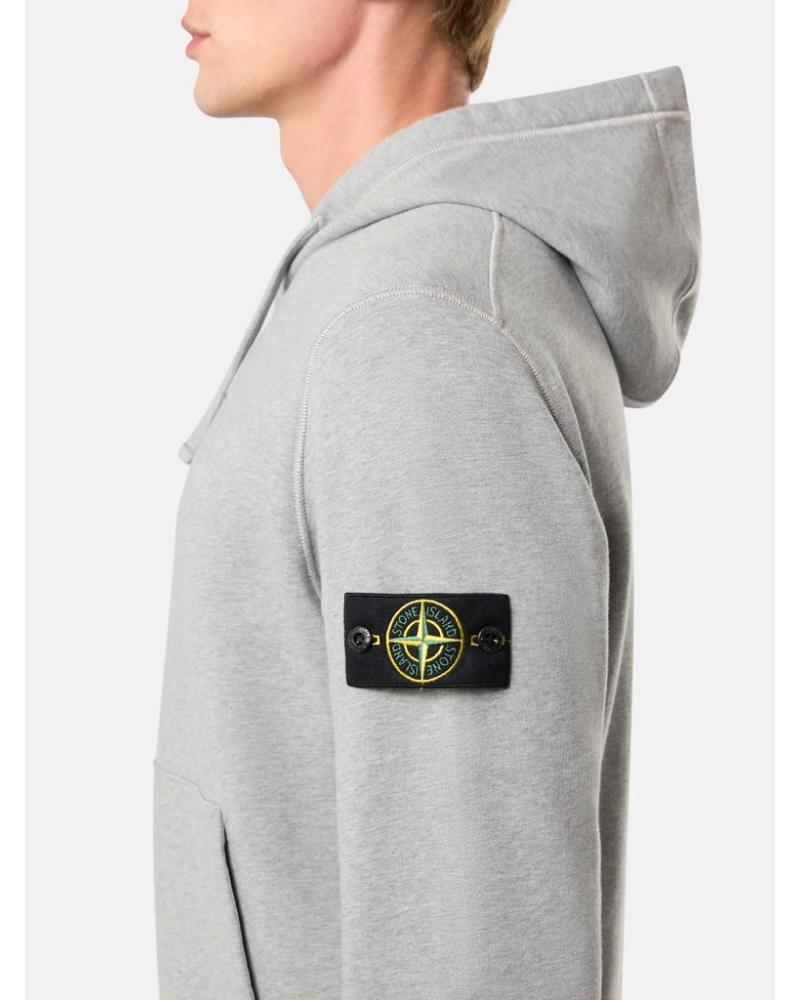 SWEAT HOODIE STONE ISLAND 6100062 006B CIMENT GRIS