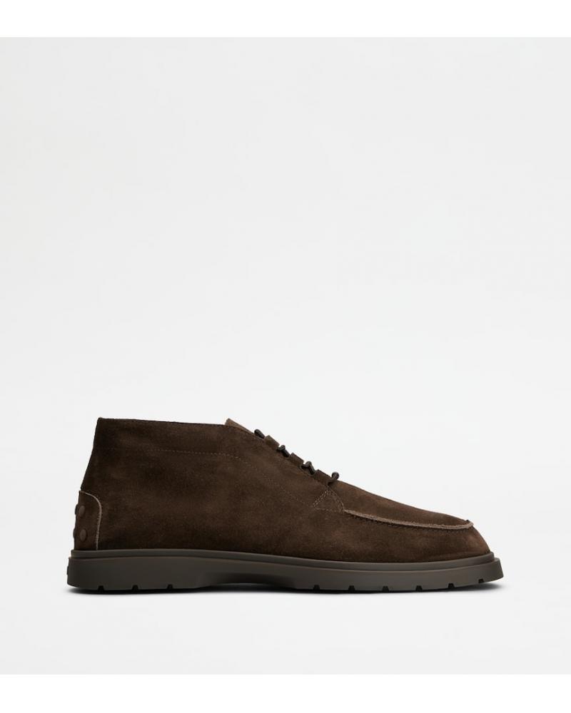 BOTTINES TOD'S MARRON 
