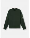 SWEAT STONE ISLAND  POCHE 6100008 005E  VERT