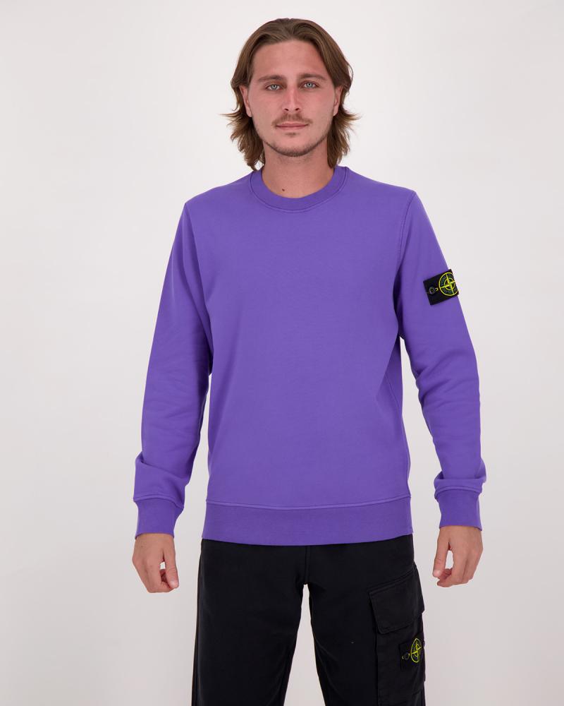 SWEAT STONE ISLAND K2S15 6100060 S0051 0047 LAVANDE