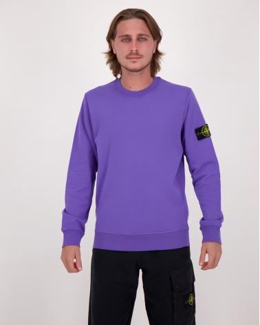 SWEAT STONE ISLAND K2S15 6100060 S0051 0047 LAVANDE