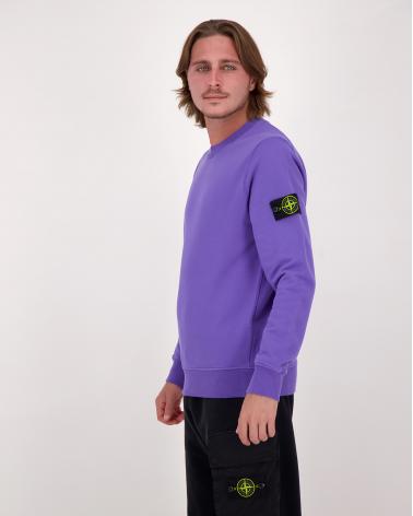 SWEAT STONE ISLAND K2S15 6100060 S0051 0047 LAVANDE