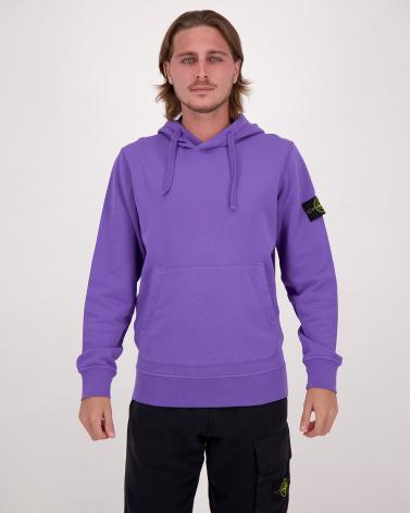 SWEAT HOODIE STONE ISLAND 6100062 0047 LAVANDE