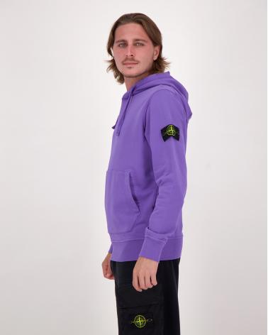 SWEAT HOODIE STONE ISLAND 6100062 0047 LAVANDE