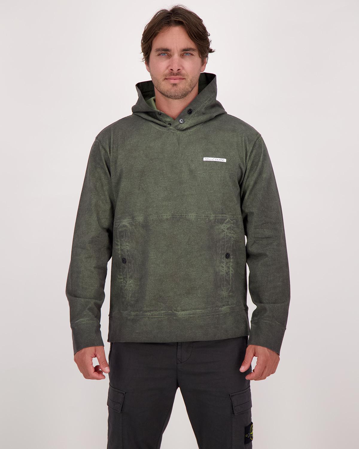 SWEAT STONE ISLAND 6100058 165 KAKI