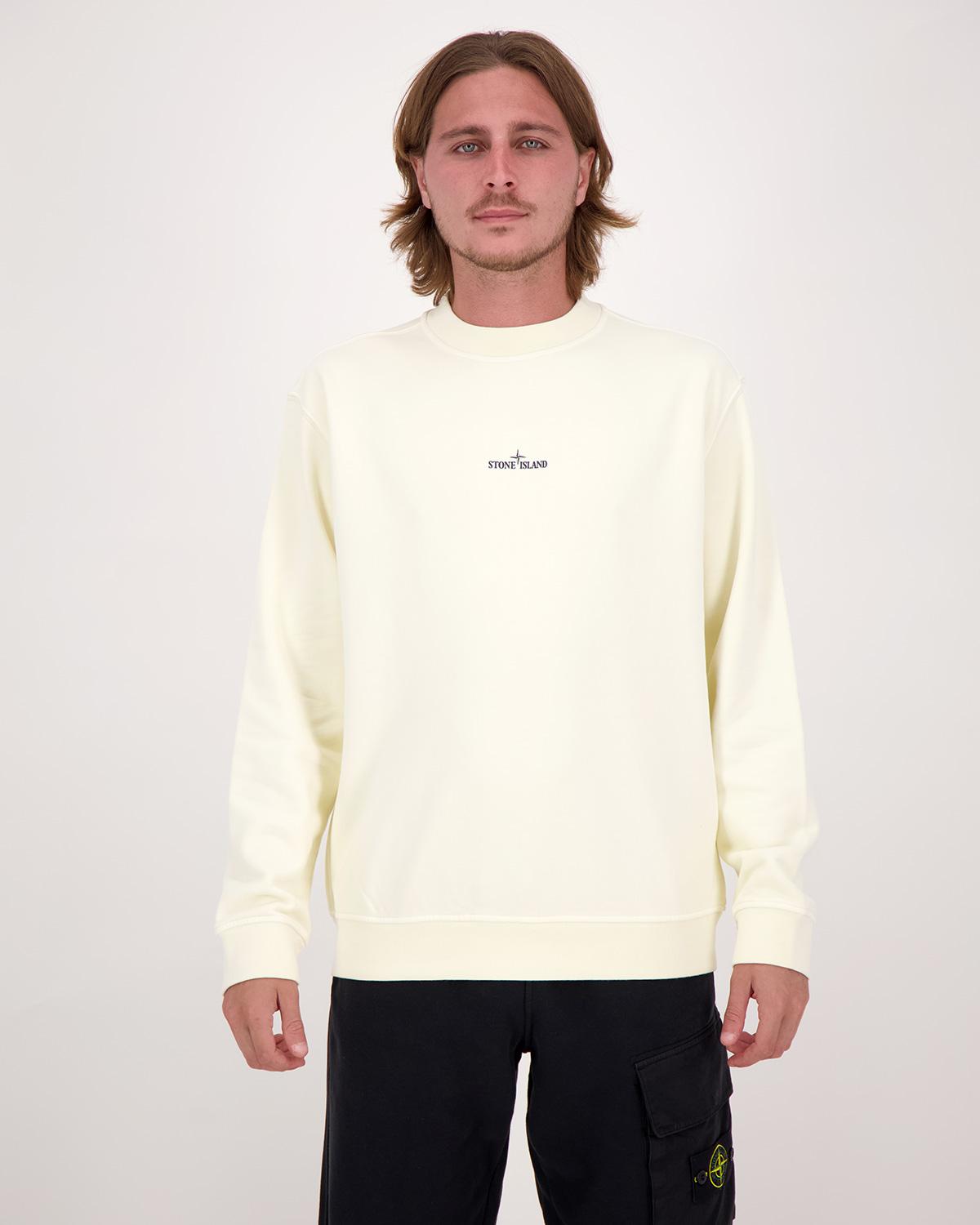 SWEAT SHIRT STONE ISLAND INDUSTRIAL FOUR PRINT6100018 0093 IVOIRE