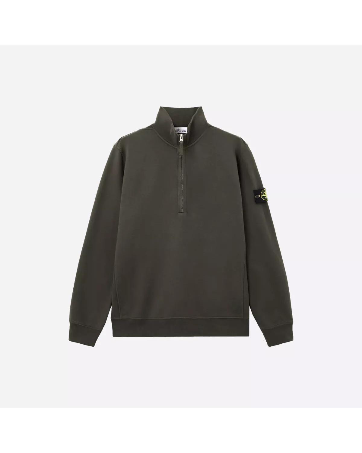 SWEAT STONE ISLAND  POLO ZIPPE 6100068 0062 ANTRACITE