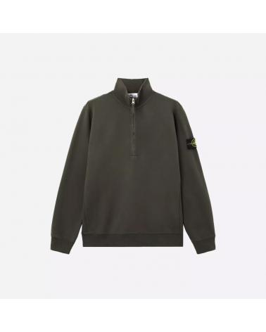 SWEAT STONE ISLAND  POLO ZIPPE 6100068 0062 ANTRACITE