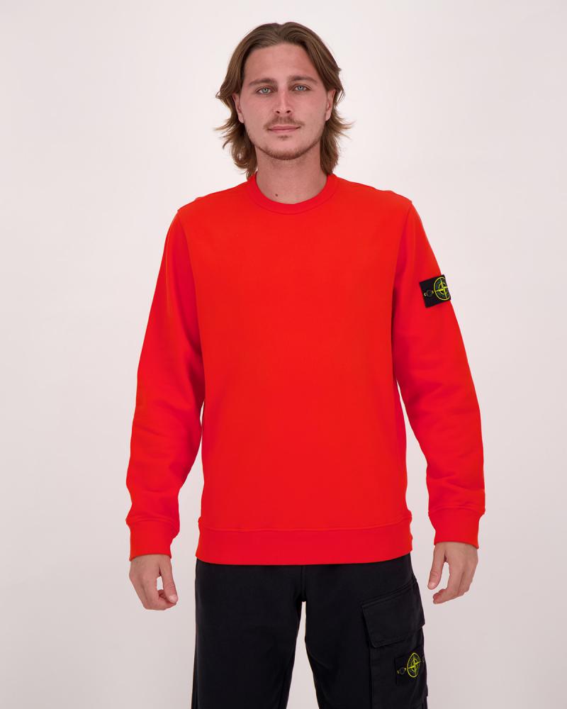 SWEAT STONE ISLAND 6100028 0018 ORANGE