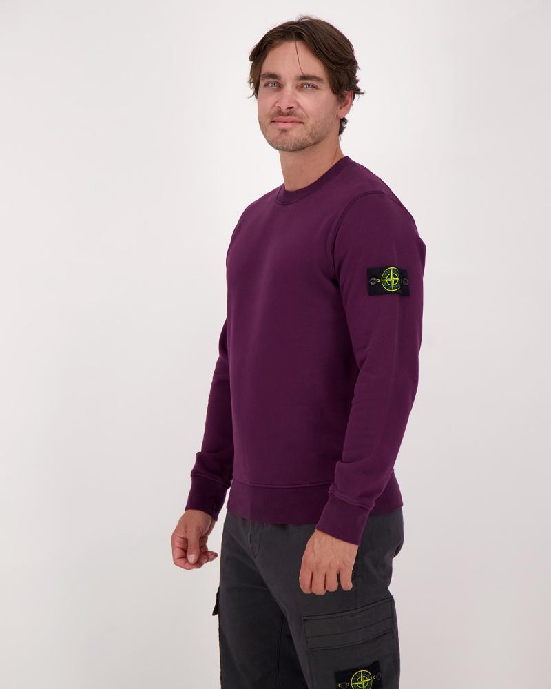 SWEAT STONE ISLAND K2S15 6100060 S0051 0017 BORDEAUX