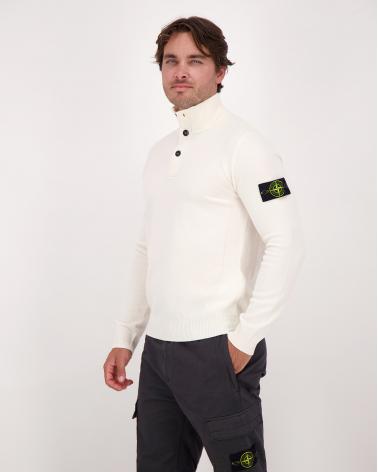 PULL POLO STONE ISLAND 5100002 093 Ivoire