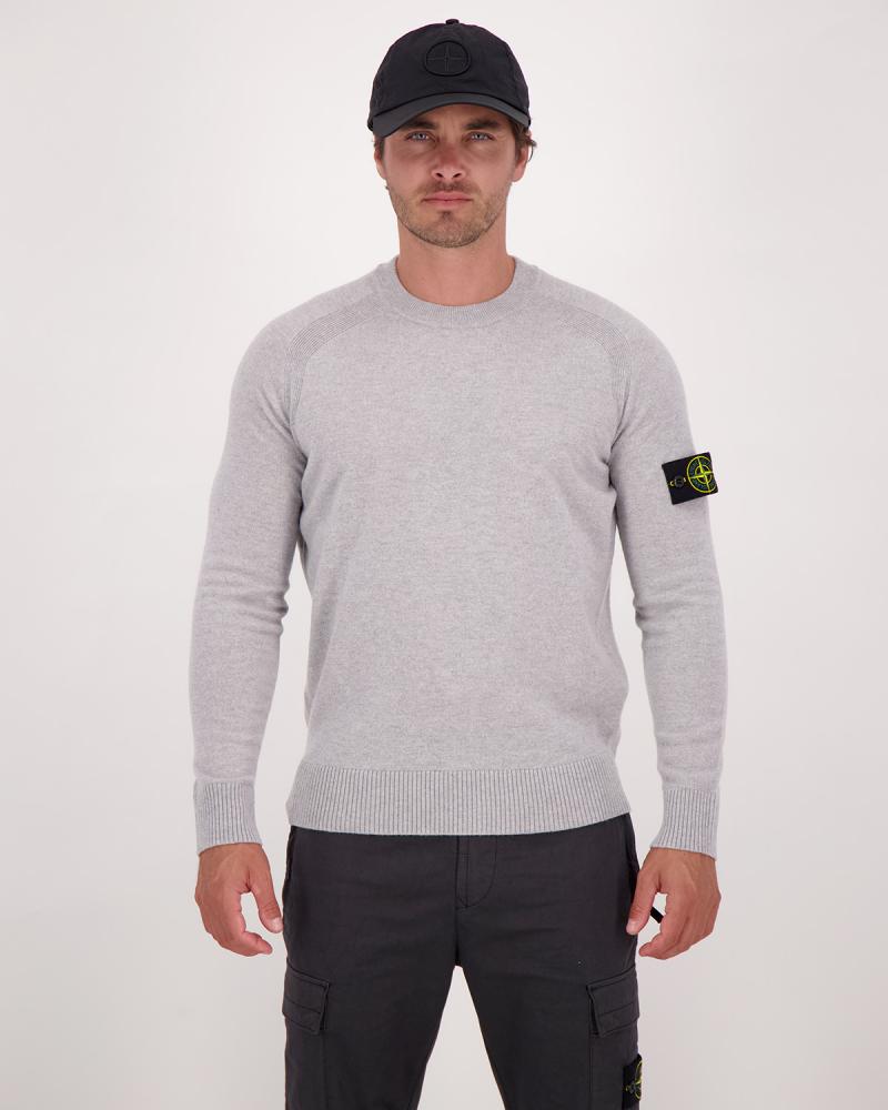 MAILLE STONE ISLAND 5100045 OM64 GRIS CLAIR