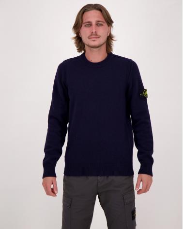 MAILLE COL ROND STONE ISLAND 5100072 0020 MARINE