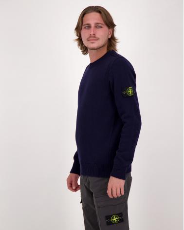 MAILLE COL ROND STONE ISLAND 5100072 0020 MARINE