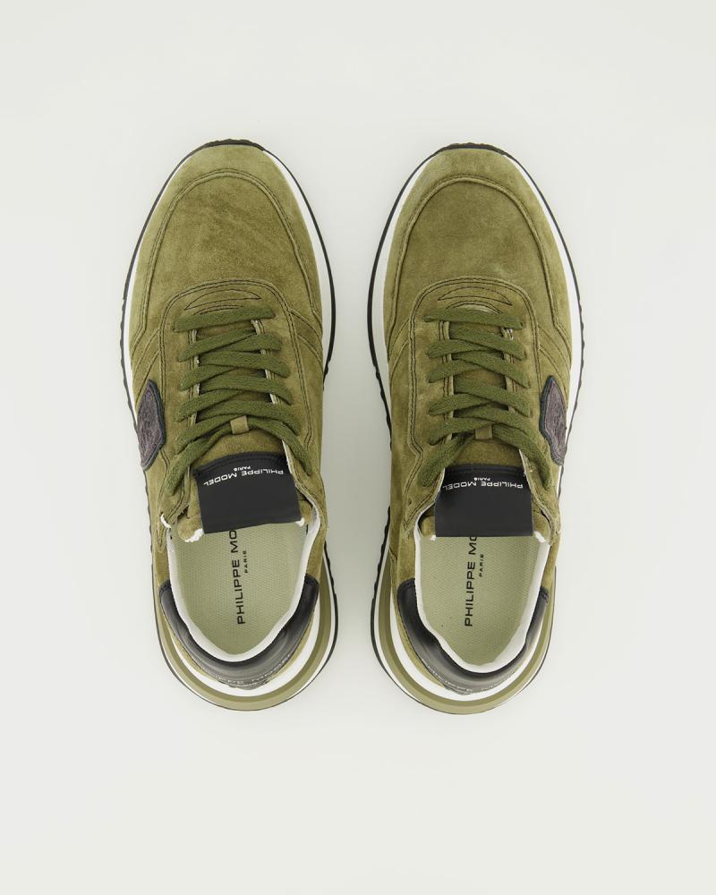 BASKET PHILIPPE MODEL TROPEZ 2.1  DB02 MILITAIRE/ NOIR