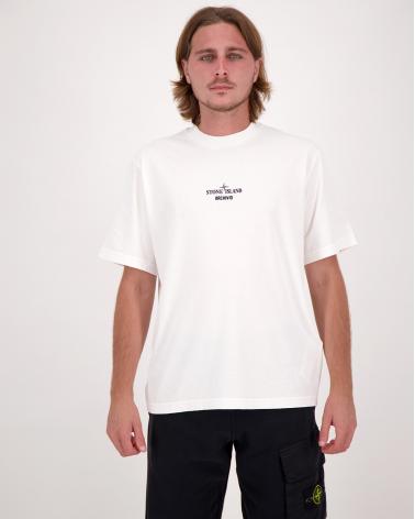 TEE SHIRT STONE ISLAND 2100037 S0091 0001 BLANC