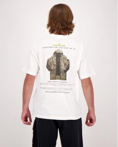 TEE SHIRT STONE ISLAND 2100037 S0091 0001 BLANC