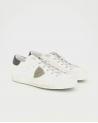 BASKET PHILIPPE MODEL PRSX VV09 VEAU BLANC NOIR