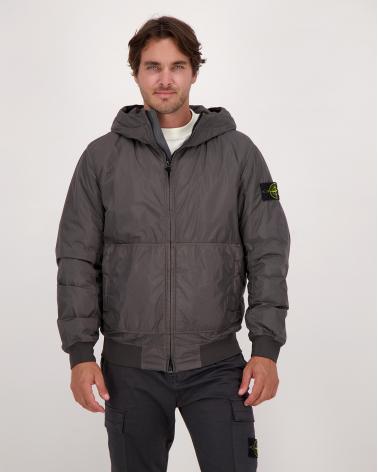 BLOUSON STONE ISLAND CRINKLE REPS NYLON 4100013 0062 Gris