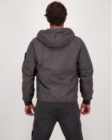 BLOUSON STONE ISLAND CRINKLE REPS NYLON 4100013 0062 Gris