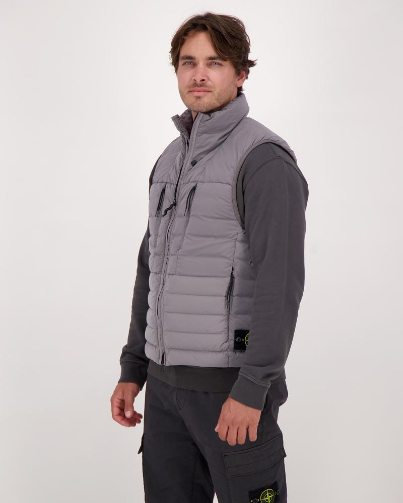 DOUDOUNE STONE ISLAND sanss manches G100004 006B GRIS