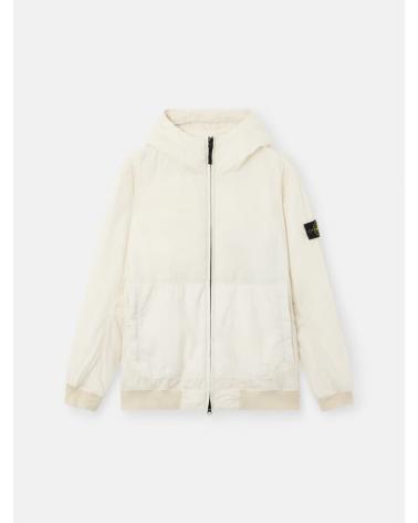 BLOUSON STONE ISLAND CRINKLE REPS NYLON 4100013 0093 IVOIRE