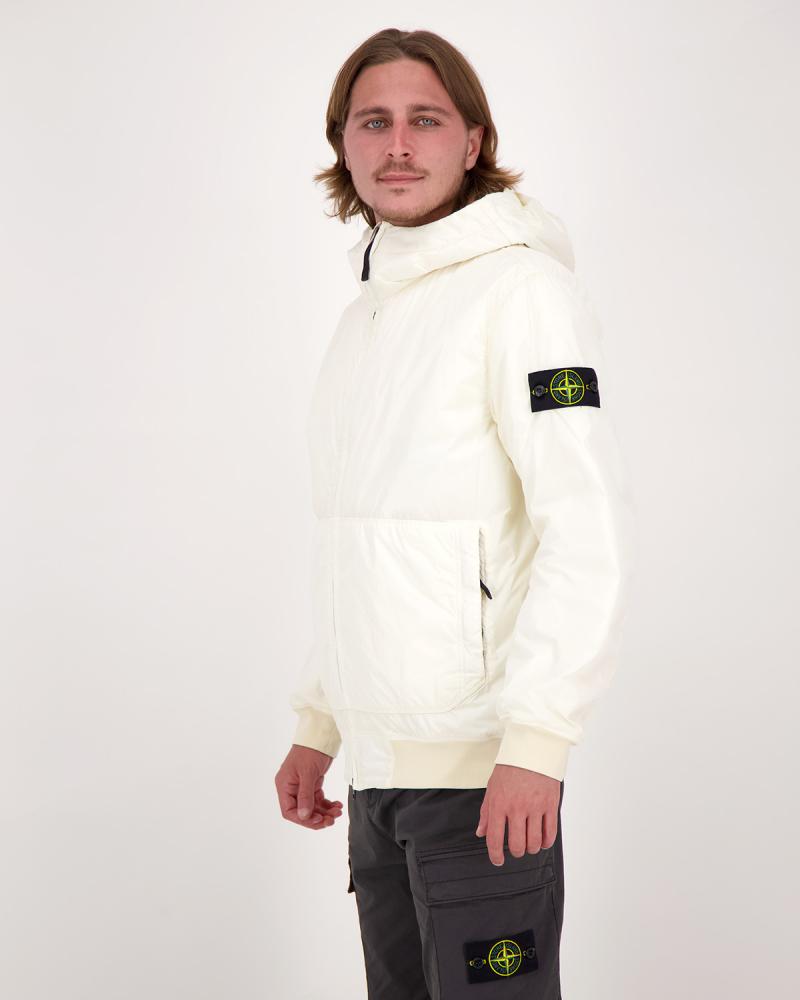 BLOUSON STONE ISLAND CRINKLE REPS NYLON 4100013 0093 IVOIRE