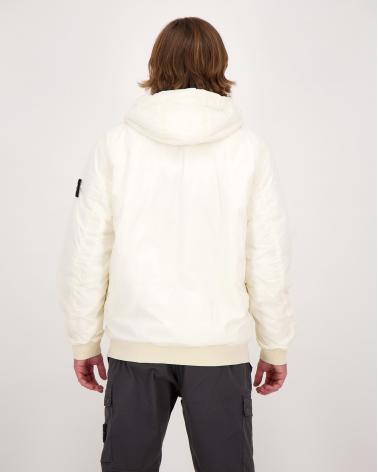 BLOUSON STONE ISLAND CRINKLE REPS NYLON 4100013 0093 IVOIRE