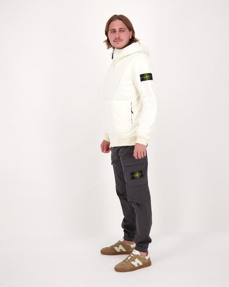 BLOUSON STONE ISLAND CRINKLE REPS NYLON 4100013 0093 IVOIRE