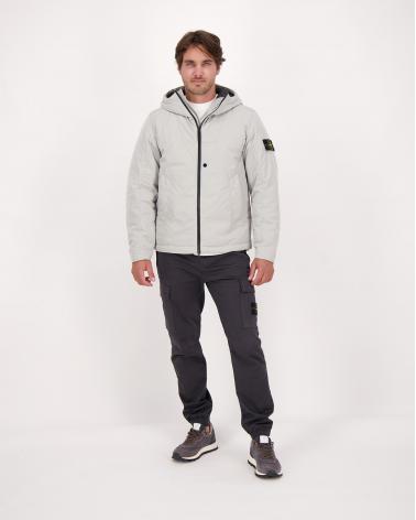 BLOUSON STONE ISLAND 4100047 0026 MICRO TWILL GRIS CLAIR