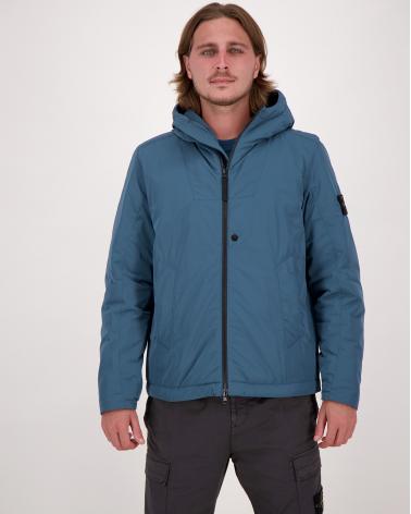 BLOUSON STONE ISLAND 4100047 0057 MICRO TWILL PETROLE