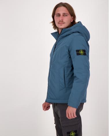 BLOUSON STONE ISLAND 4100047 0057 MICRO TWILL PETROLE