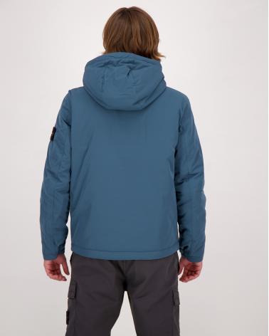 BLOUSON STONE ISLAND 4100047 0057 MICRO TWILL PETROLE