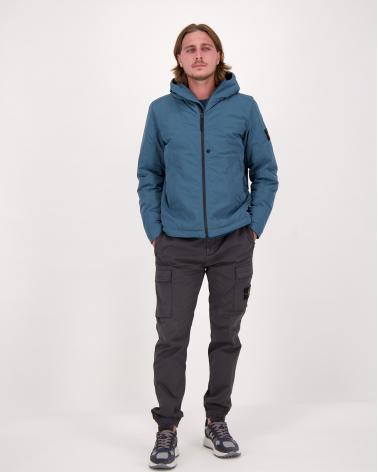 BLOUSON STONE ISLAND 4100047 0057 MICRO TWILL PETROLE