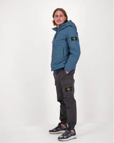 BLOUSON STONE ISLAND 4100047 0057 MICRO TWILL PETROLE