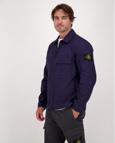 SURCHEMISE STONE ISLAND 1200010 0026 ENCRE PANAMA COTON