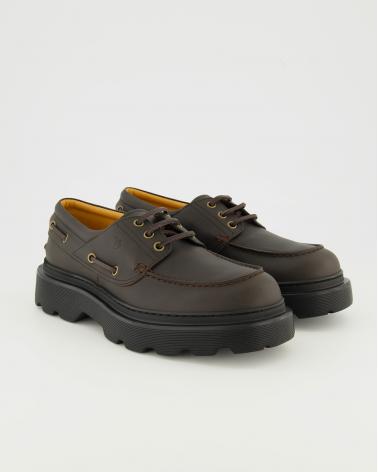 CHAUSSURE BATEAU TOD'S NUBUCK MARRON