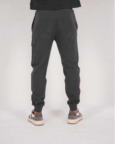 PANTALON SWEAT CARGO SP717  978 GRIS ANTRACITE