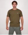 TEE SHIRT CP.COMPANY MERCERISE PATCH LOGO S132 683 KAKI
