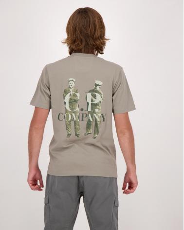 TEE SHIRT CP.COMPANYS106  356 BRITISH SAILOR KAKI