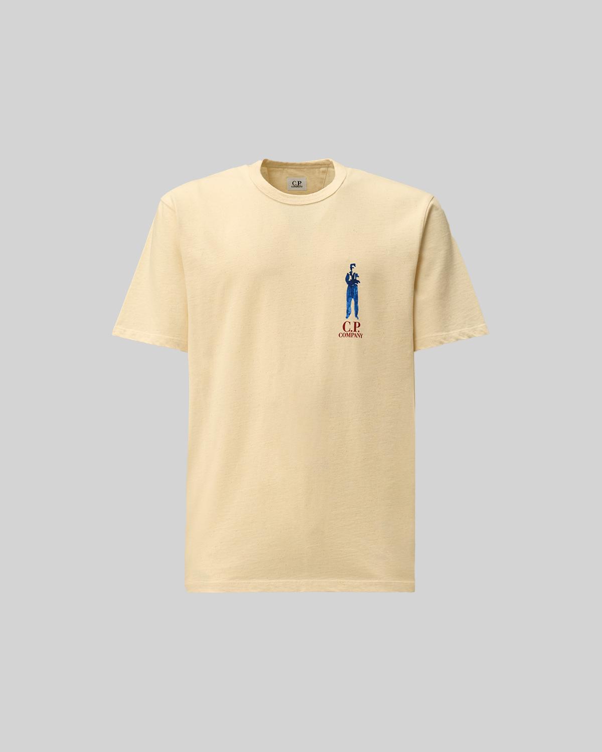 TEE CP.COMPANY S214A 402 IVOIRE