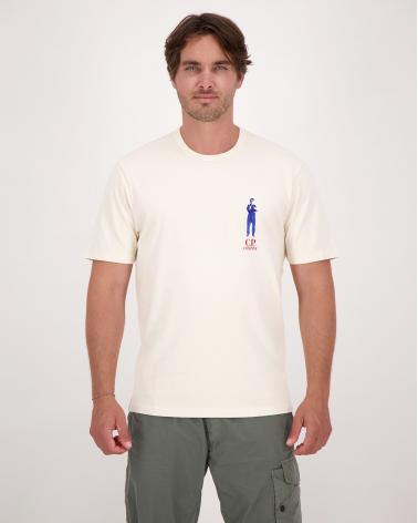 TEE CP.COMPANY S214A 402 IVOIRE