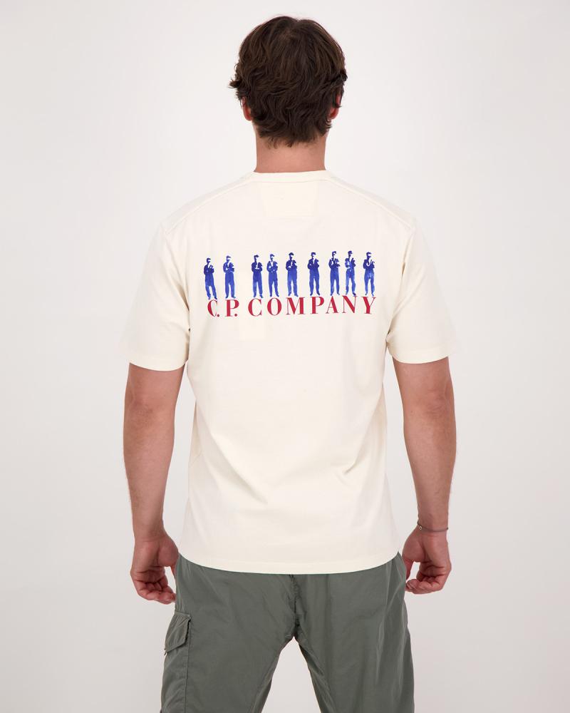 TEE CP.COMPANY S214A 402 IVOIRE